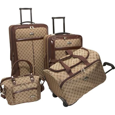 coach luggage set womens